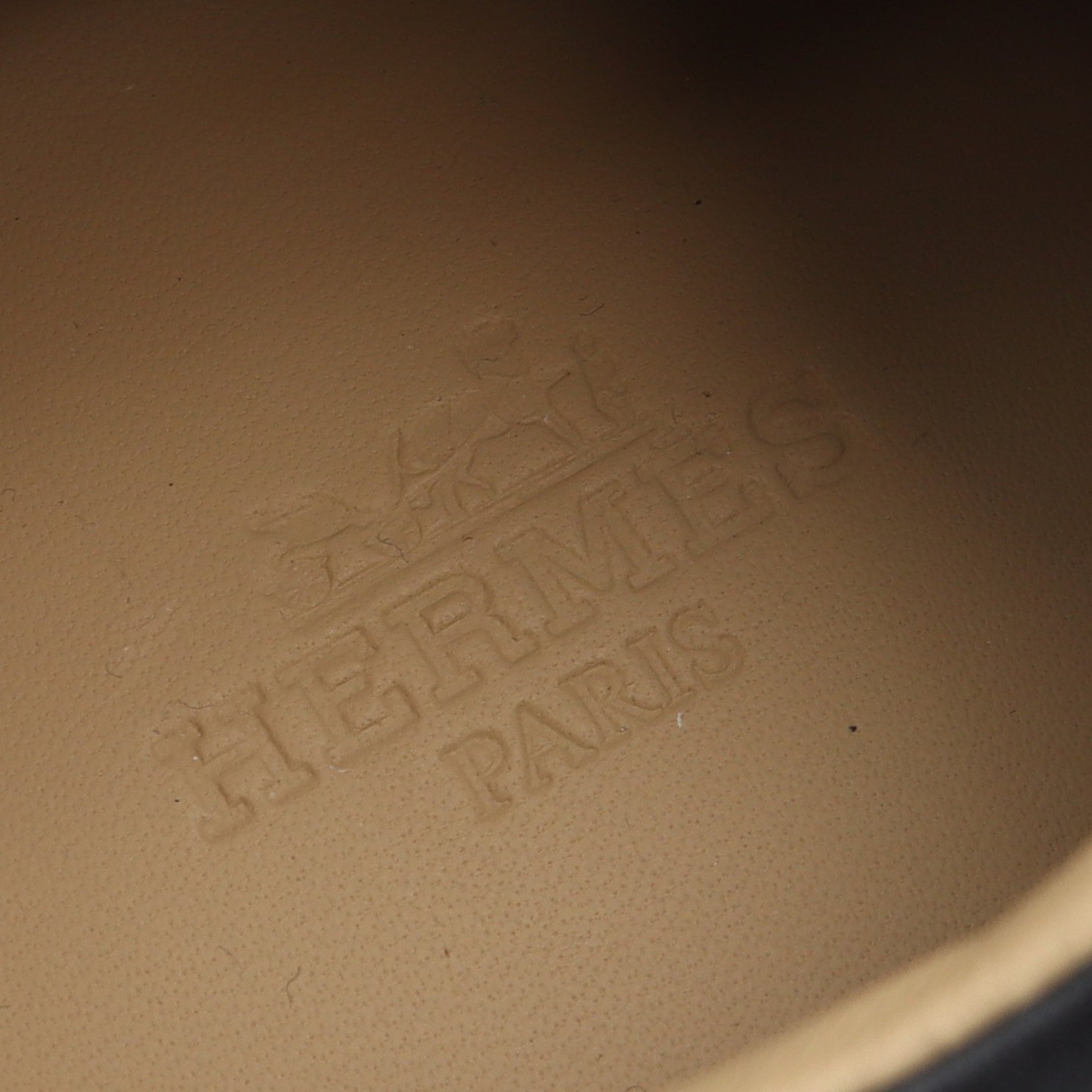 イージー スニーカー レザー ブラック エルメス シューズ HERMES