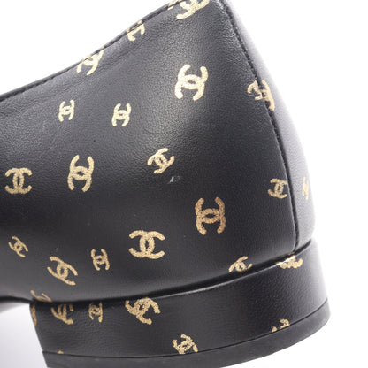 ココマーク パンプス レザー ブラック シャネル シューズ CHANEL