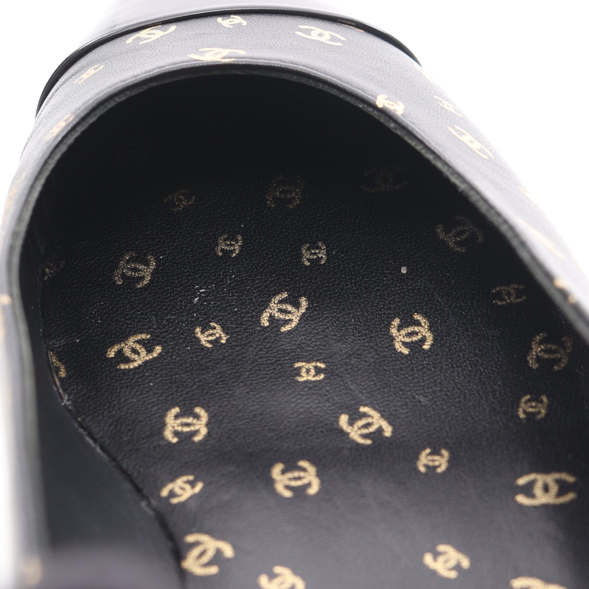 ココマーク パンプス レザー ブラック シャネル シューズ CHANEL