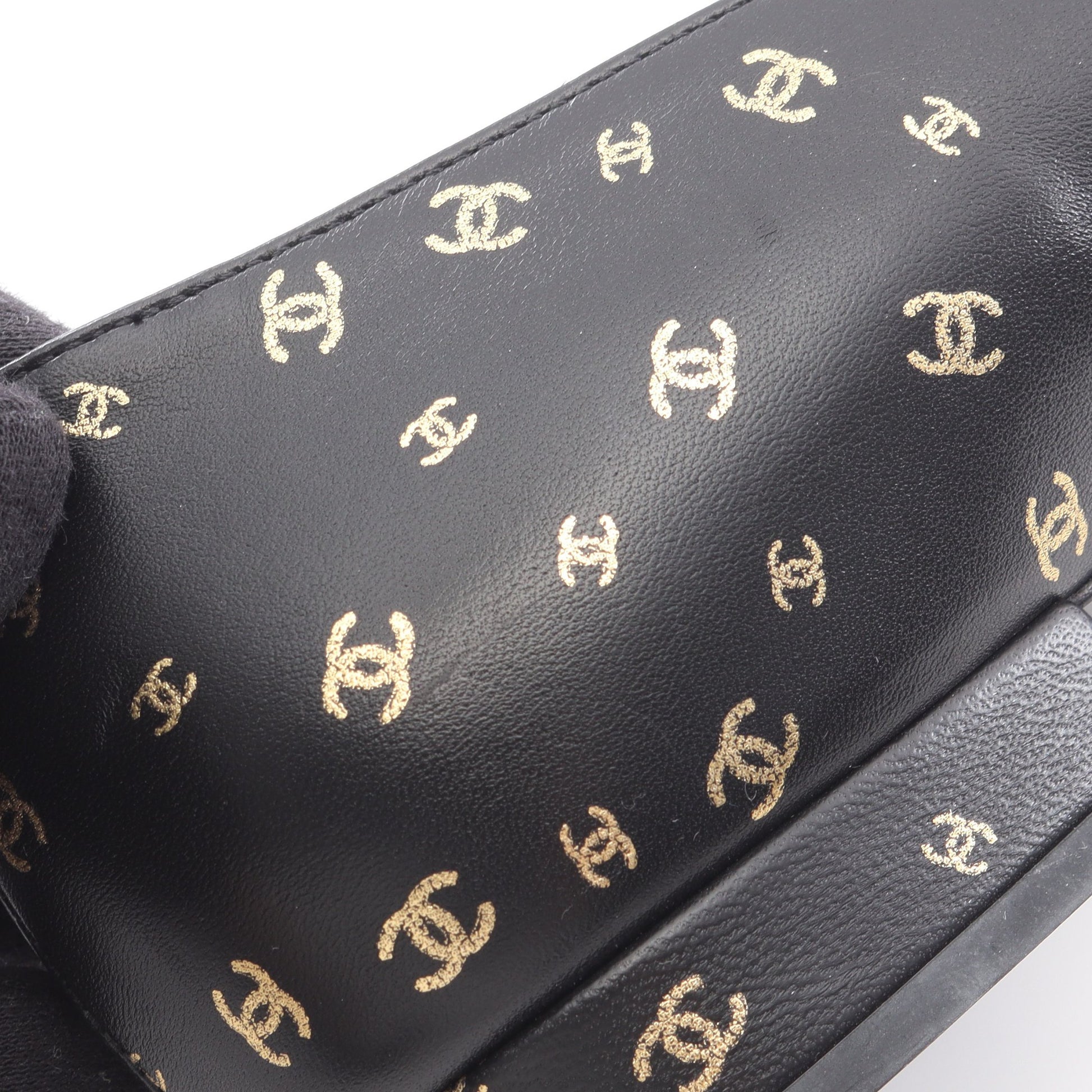 ココマーク パンプス レザー ブラック シャネル シューズ CHANEL