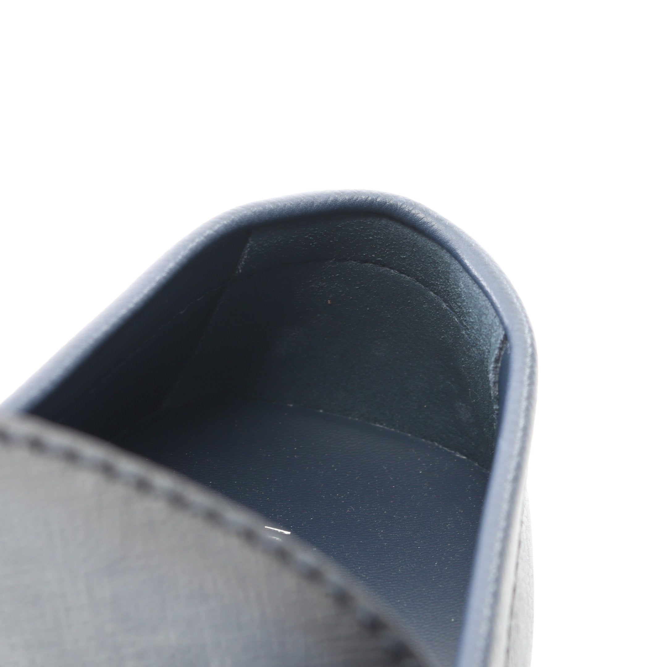 ホッケンハイムライン ドライビングシューズ レザー ネイビー ルイ