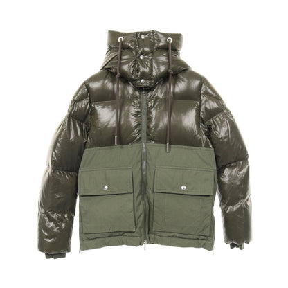 MONTRIOND ダウンジャケット コットン ナイロン ウール カーキグリーン モンクレール アウター MONCLER