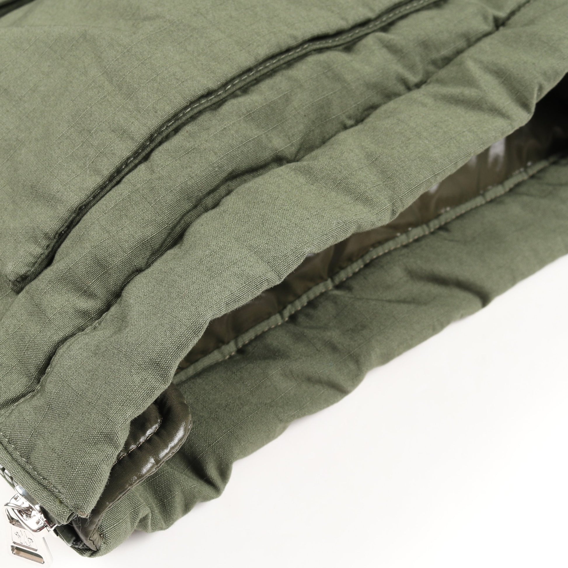 MONTRIOND ダウンジャケット コットン ナイロン ウール カーキグリーン モンクレール アウター MONCLER