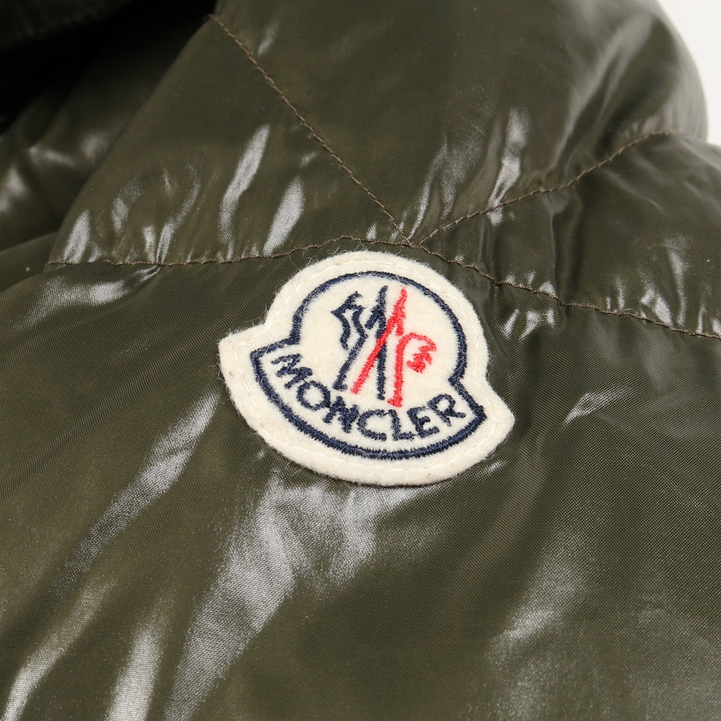 MONTRIOND ダウンジャケット コットン ナイロン ウール カーキグリーン モンクレール アウター MONCLER