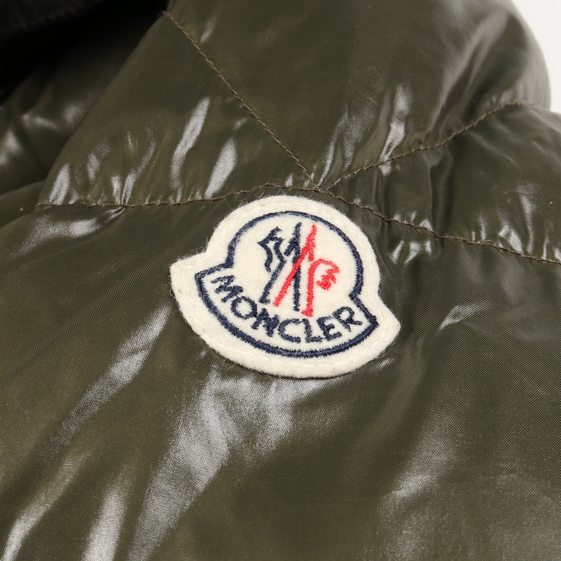 MONTRIOND ダウンジャケット コットン ナイロン ウール カーキグリーン モンクレール アウター MONCLER