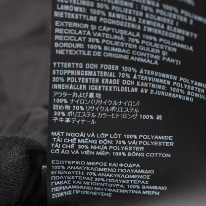 Re-Nylon キルティングジャケット ナイロン ブラック 三角プレート プラダ アウター PRADA