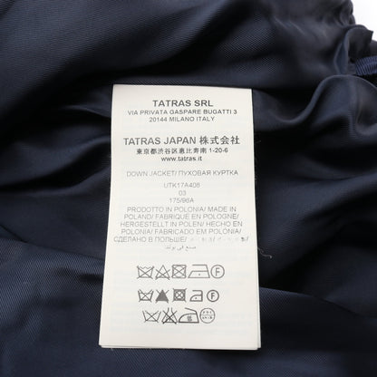 TATRAS × KEVIN JAMES MORLEY ダウンジャケット レーヨン ウール ネイビー タトラス アウター TATRAS