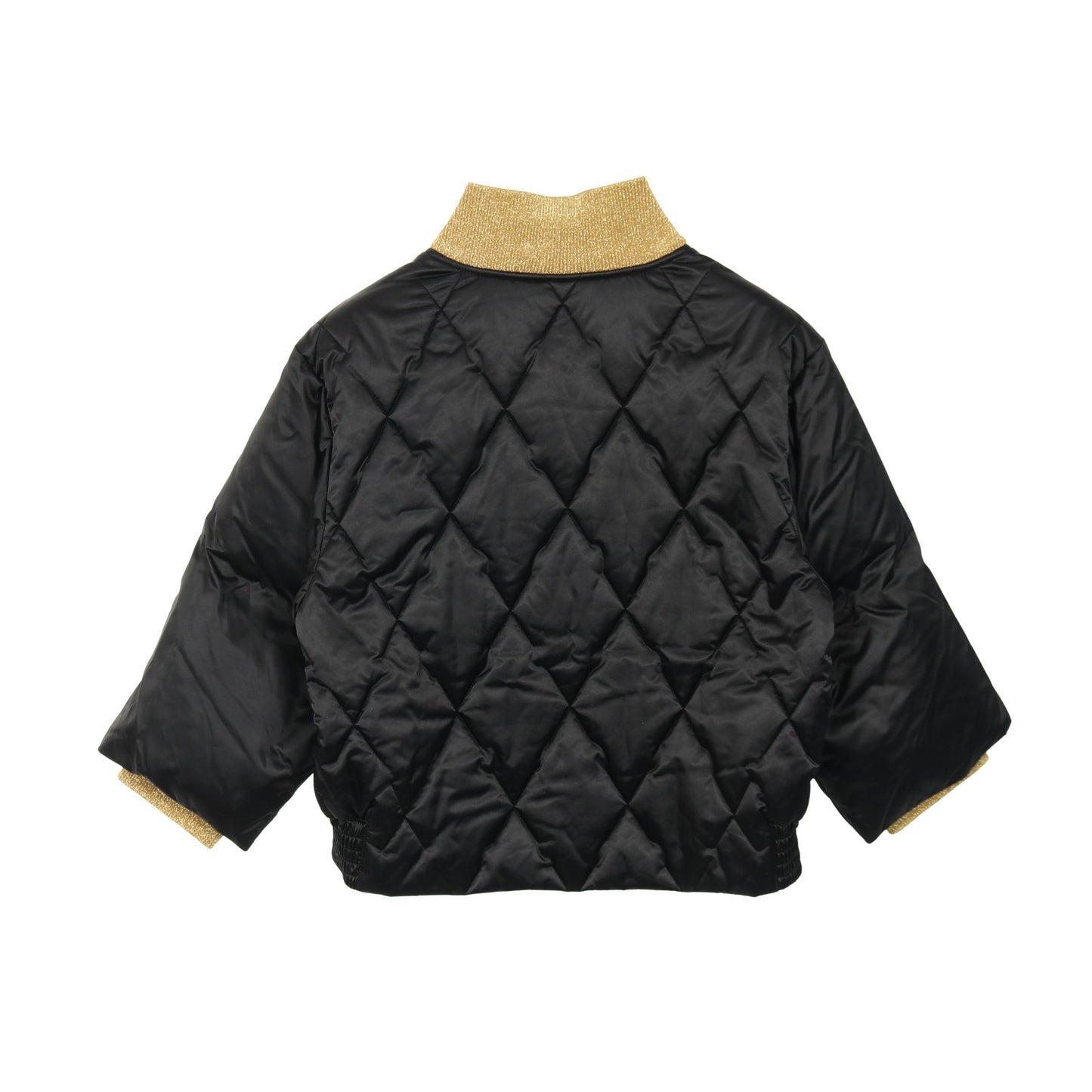 キルティング ダウンジャケット ナイロン ブラック ゴールド シャネル アウター CHANEL