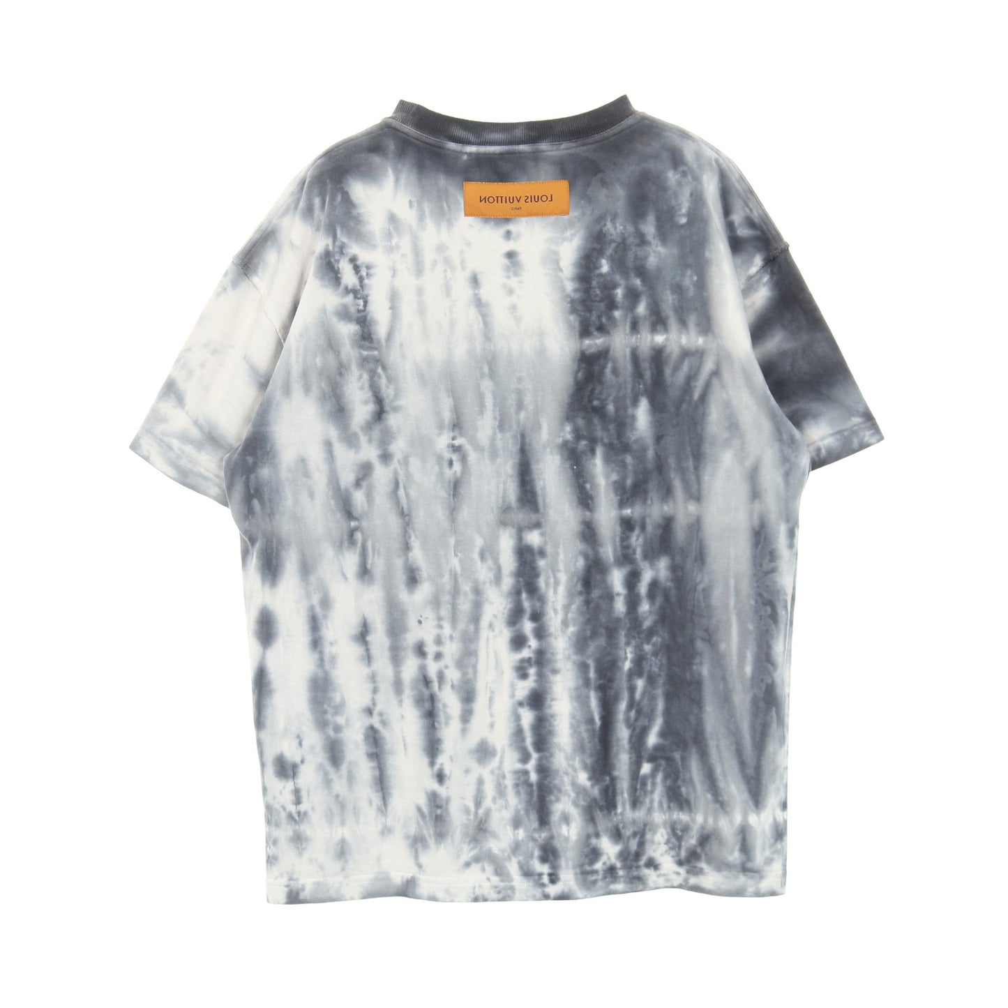 インサイドアウト タイダイ 半袖Tシャツ クルーネック コットン グレー ライトグレー ルイヴィトン トップス LOUIS VUITTON