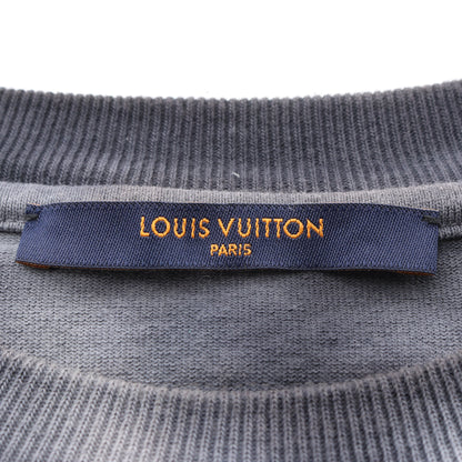 インサイドアウト タイダイ 半袖Tシャツ クルーネック コットン グレー ライトグレー ルイヴィトン トップス LOUIS VUITTON