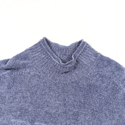 ロゴ セーター ニット レーヨンコットン ブルー ディオール トップス DIOR