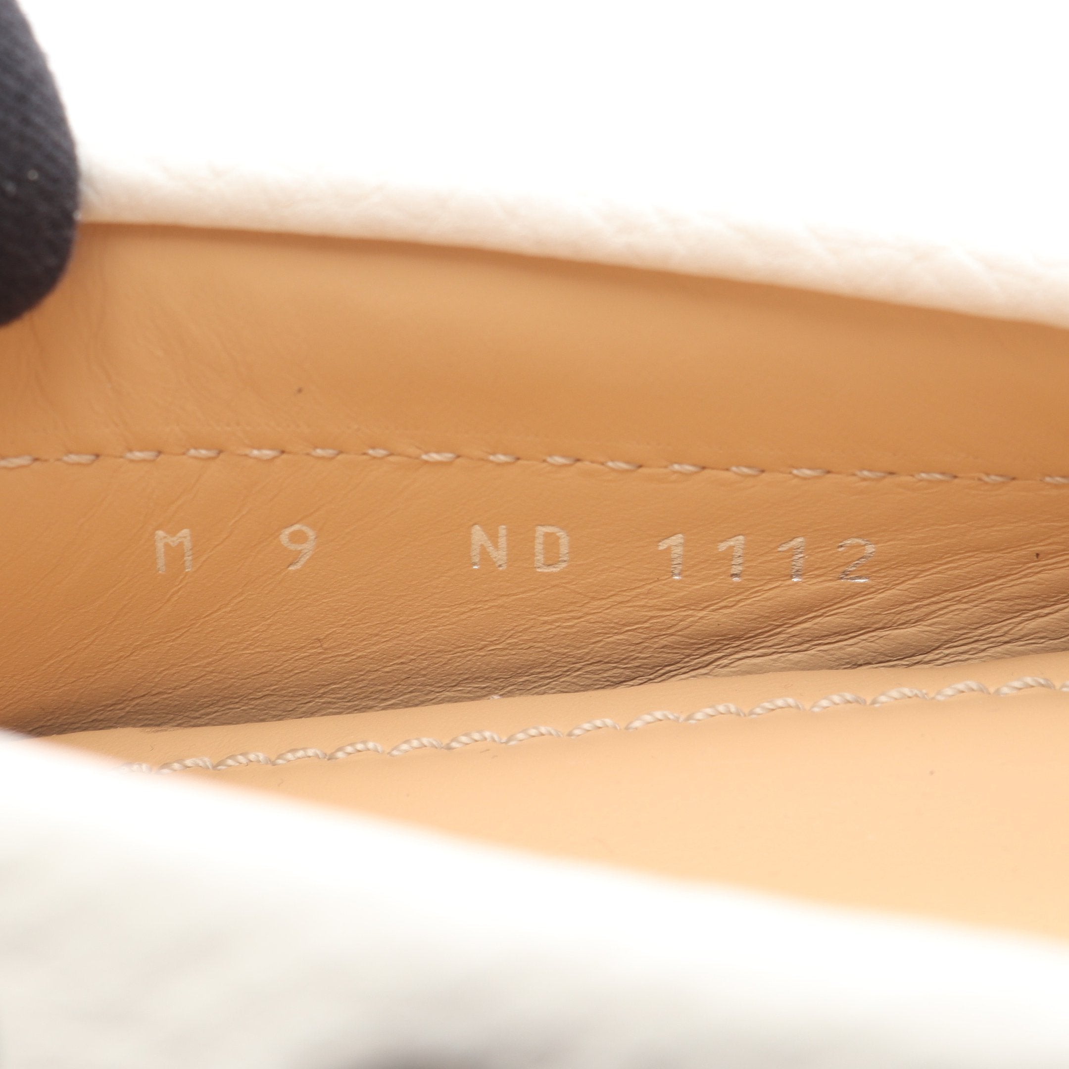 ドライバーライン ローファー ドライビングシューズ レザー ホワイト