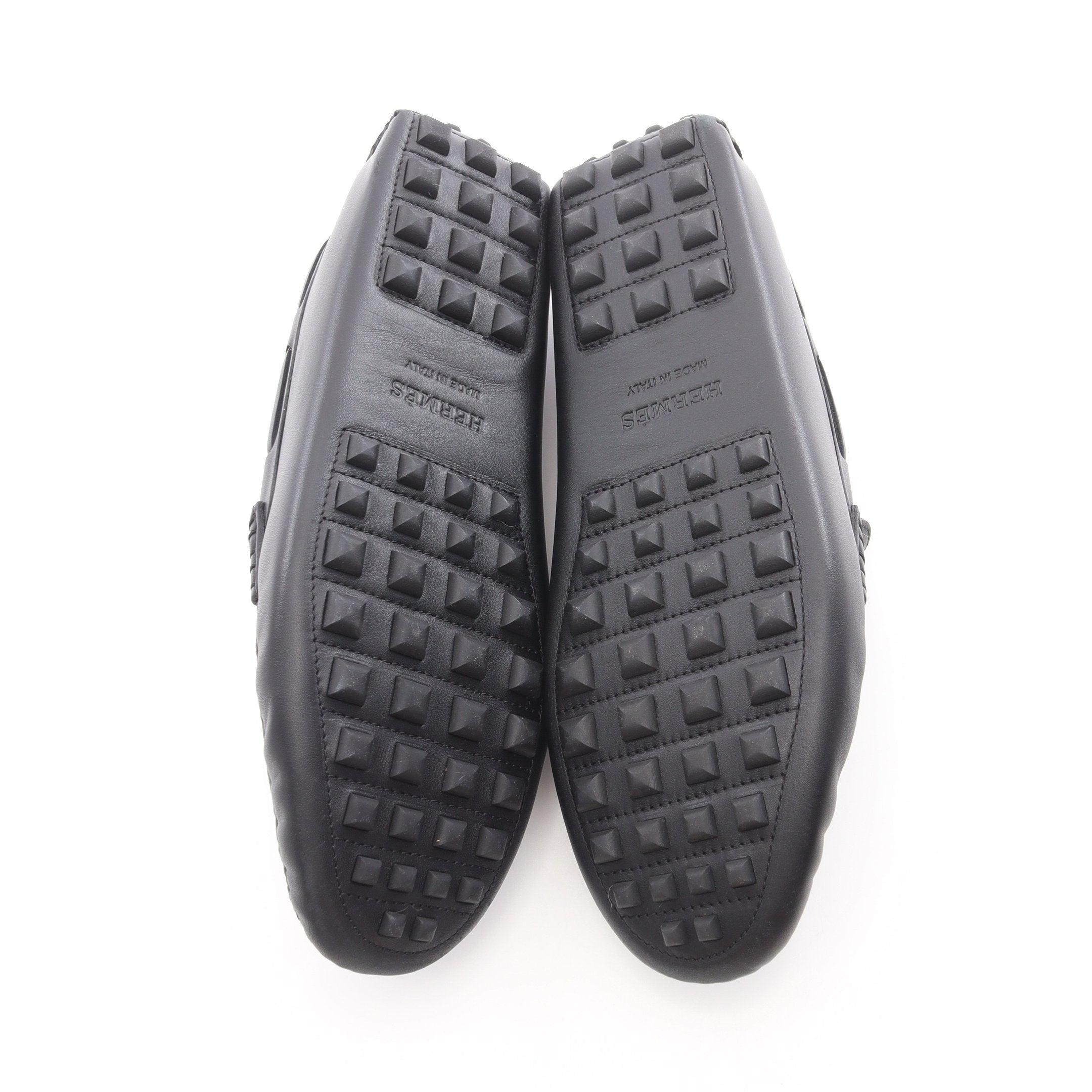 アーヴィング モカシン ドライビングシューズ レザー ブラック