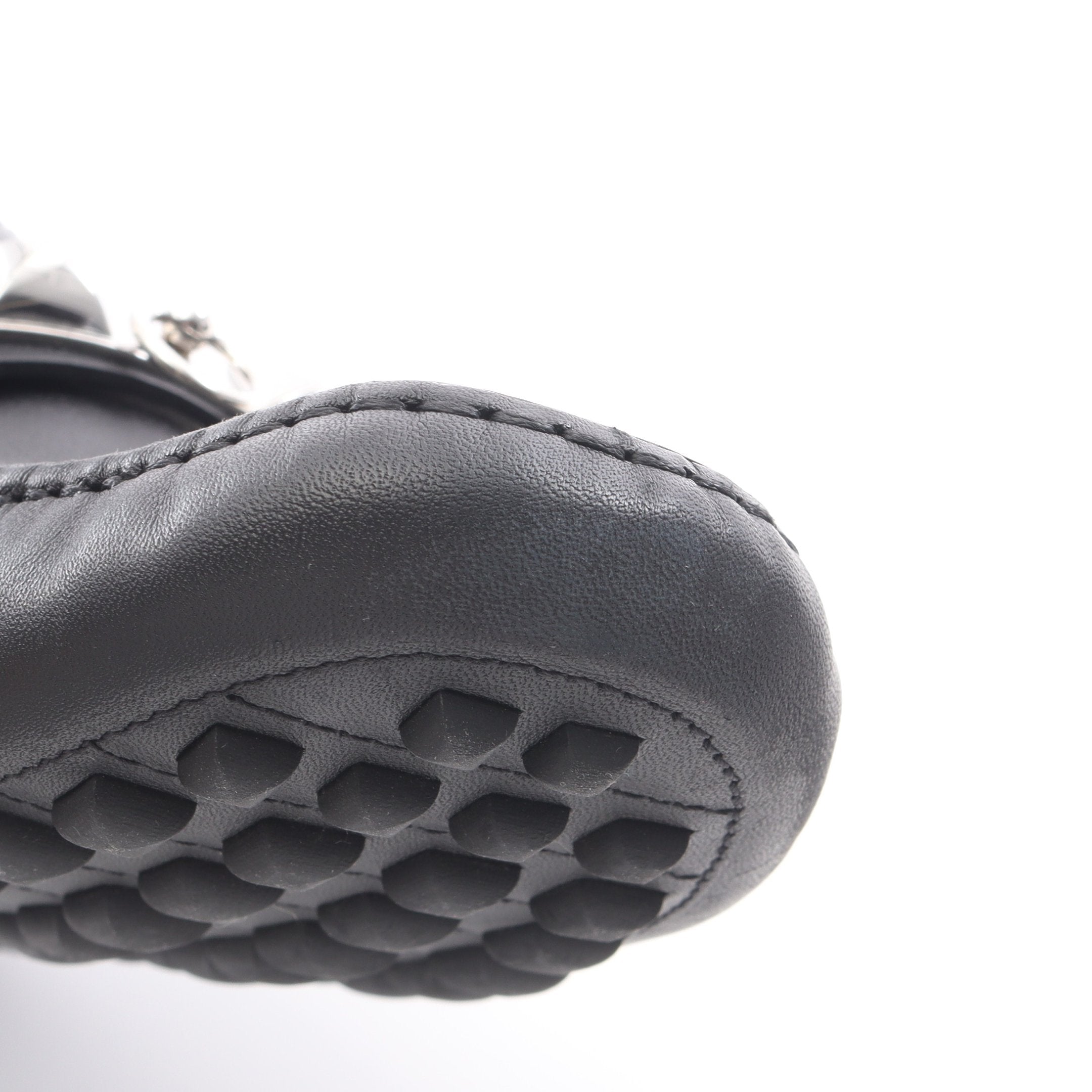 アーヴィング モカシン ドライビングシューズ レザー ブラック