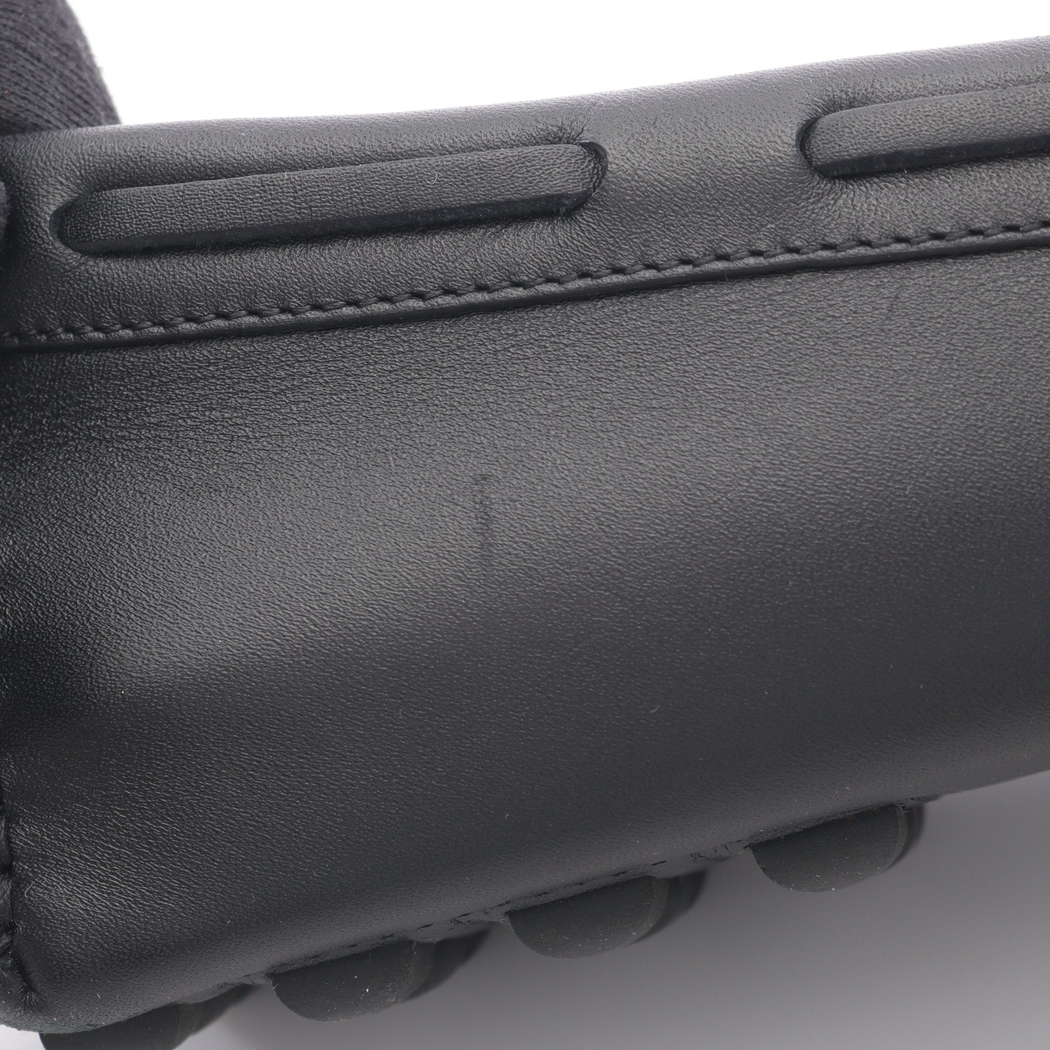 アーヴィング モカシン ドライビングシューズ レザー ブラック