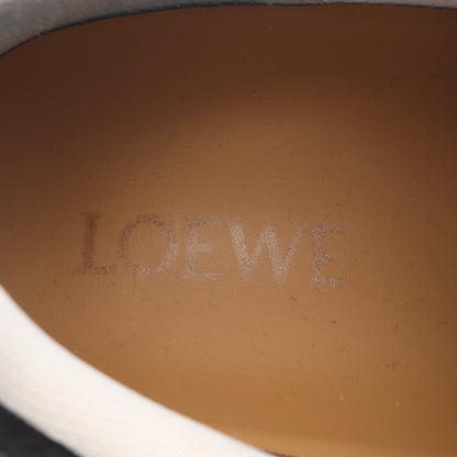 デコンストラクテッド スニーカー デニム ダークグレー ロエベ シューズ LOEWE