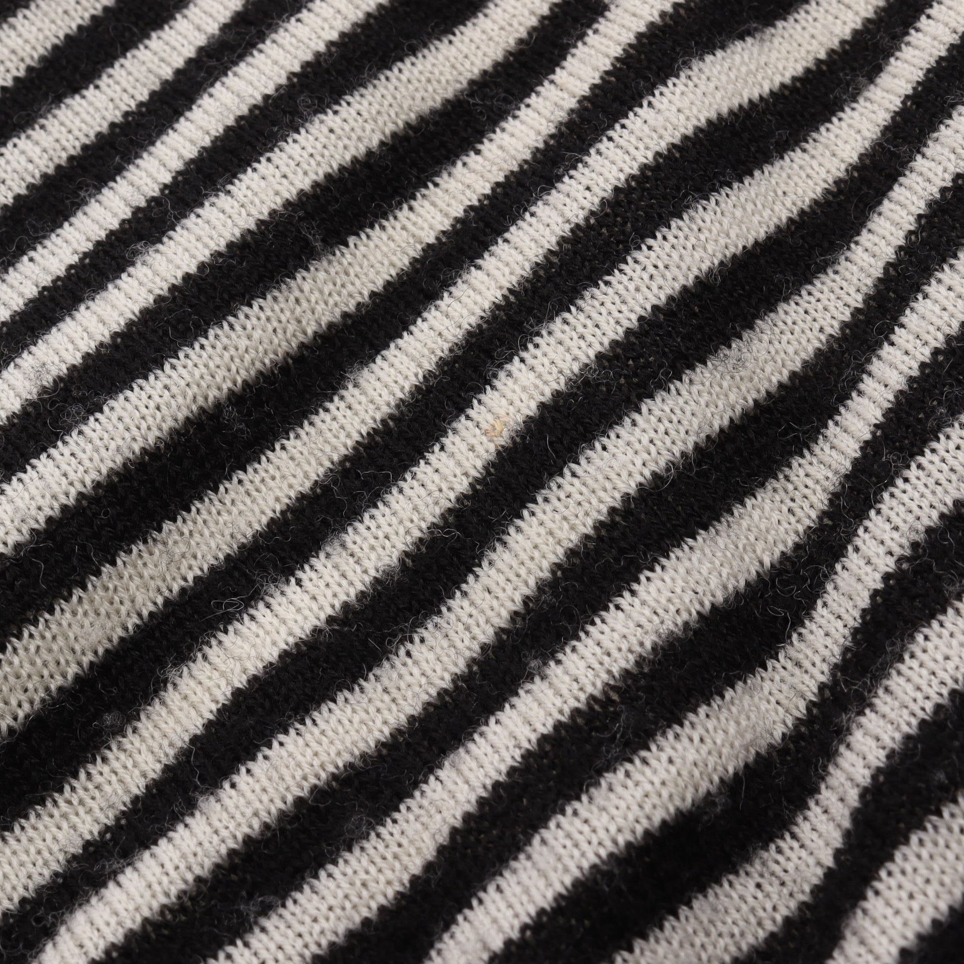 BALENCIAGA KNITS アンサンブル 五分袖 ストライプ ウール ブラック オフホワイト バレンシアガ トップス BALENCIAGA