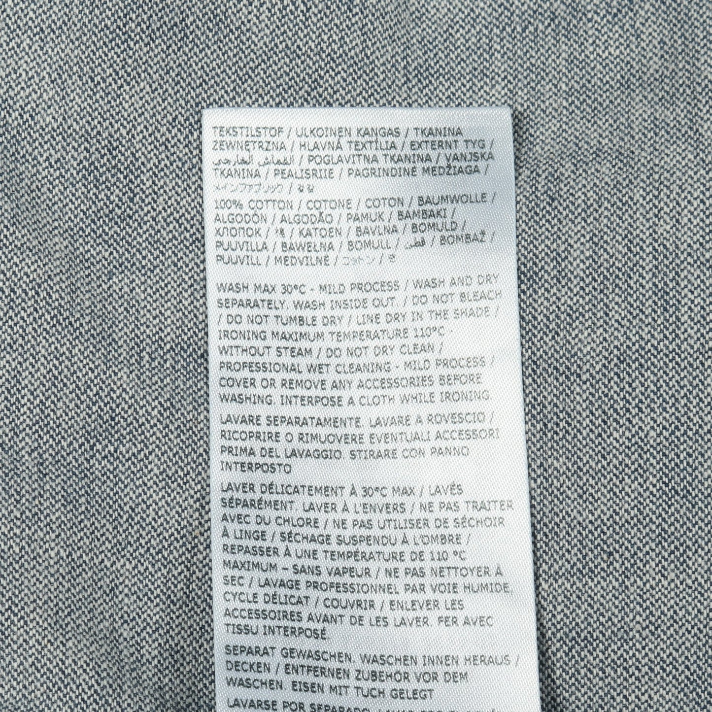 DENIM SPORTS JACKET デニムジャケット コットン ブルー ユーズド加工 メゾンマルジェラ110 アウター Maison Margiela 1 10