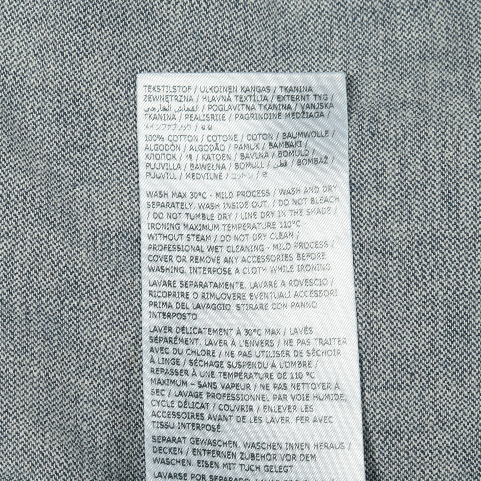 DENIM SPORTS JACKET デニムジャケット コットン ブルー ユーズド加工 メゾンマルジェラ110 アウター Maison Margiela 1 10
