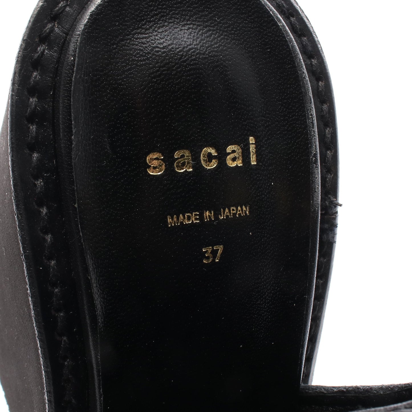 サボサンダル ブーツ レザー ブラック サカイ シューズ sacai