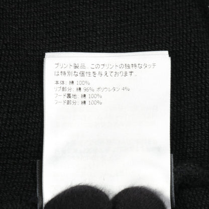 GENIUS 7 FRAGMENT HIROSHI FUJIWARA プルオーバーパーカー コットン ブラック モンクレール トップス MONCLER
