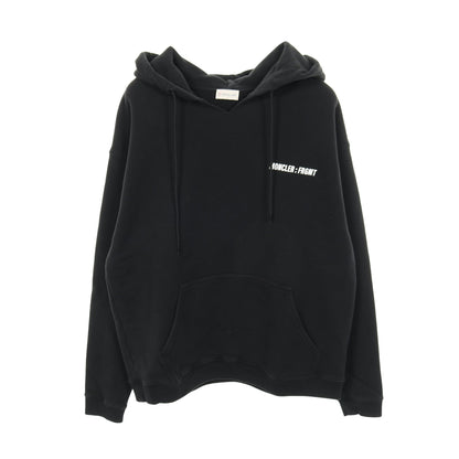 GENIUS 7 FRAGMENT HIROSHI FUJIWARA プルオーバーパーカー コットン ブラック モンクレール トップス MONCLER