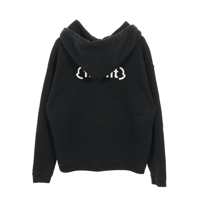 GENIUS 7 FRAGMENT HIROSHI FUJIWARA プルオーバーパーカー コットン ブラック モンクレール トップス MONCLER