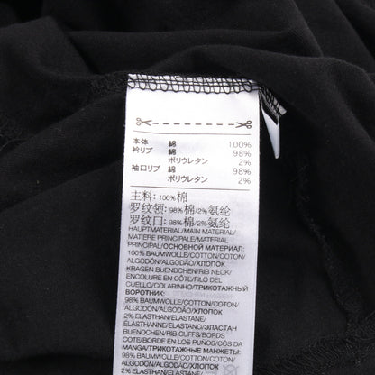 長袖Tシャツ クルーネック バックロゴ コットン ブラック ワイスリー トップス Y-3