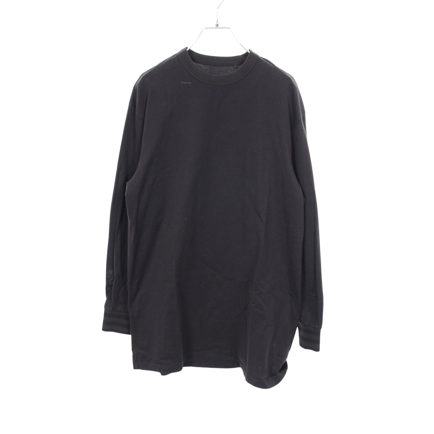 長袖Tシャツ クルーネック バックロゴ コットン ブラック ワイスリー トップス Y-3