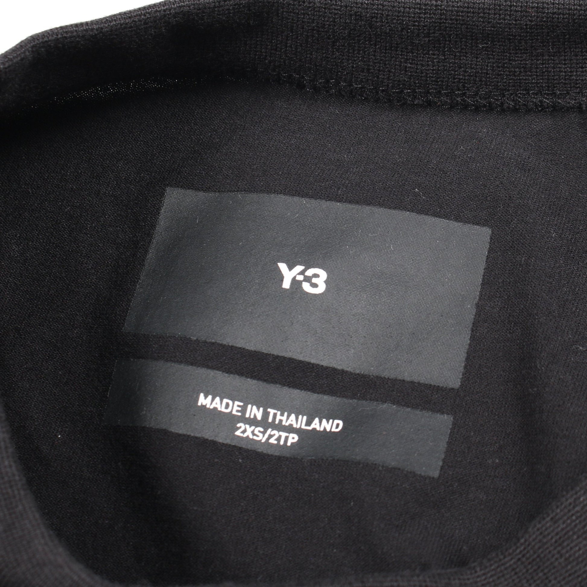 長袖Tシャツ クルーネック バックロゴ コットン ブラック ワイスリー トップス Y-3