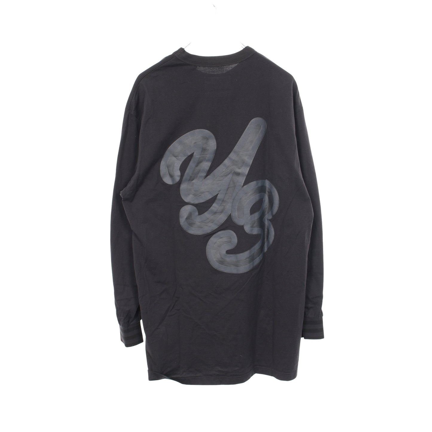 長袖Tシャツ クルーネック バックロゴ コットン ブラック ワイスリー トップス Y-3