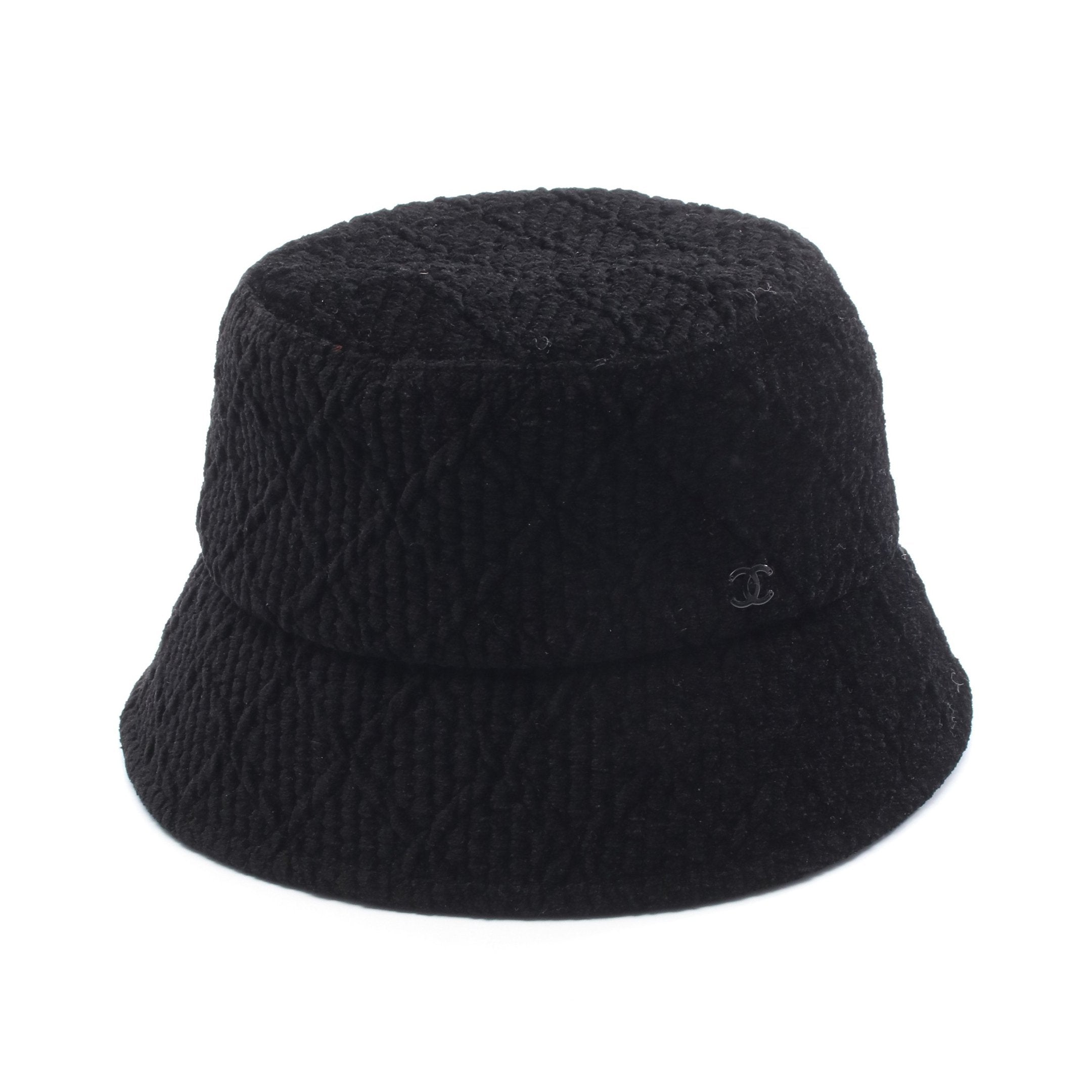 シャネル CHANEL ココマーク ハット ブラック ウール ココマーク ハット ビスコース ブラック シャネル – RECLO