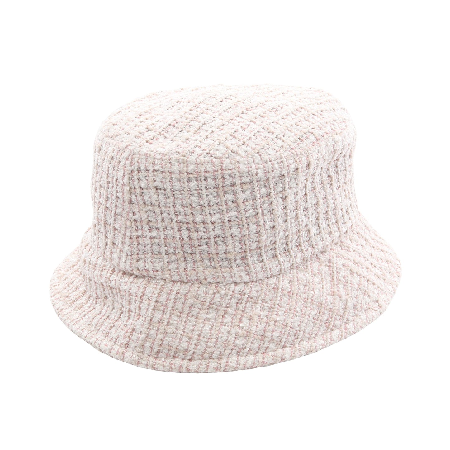 ココマーク ツイード ハット コットン オフホワイト ピンク シャネル 財布・小物 CHANEL