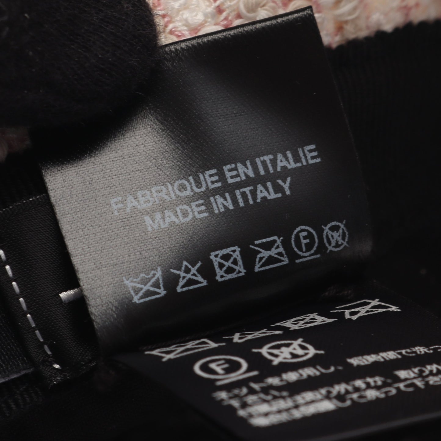 ココマーク ツイード ハット コットン オフホワイト ピンク シャネル 財布・小物 CHANEL