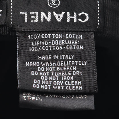 クラッシャーデニム バケット ハット コットン ブラック マルチカラー シャネル 財布・小物 CHANEL