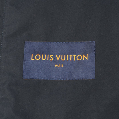 PEACE AND LOVE ハリントンジャケット ブルゾン コットン ネイビー ルイヴィトン アウター LOUIS VUITTON