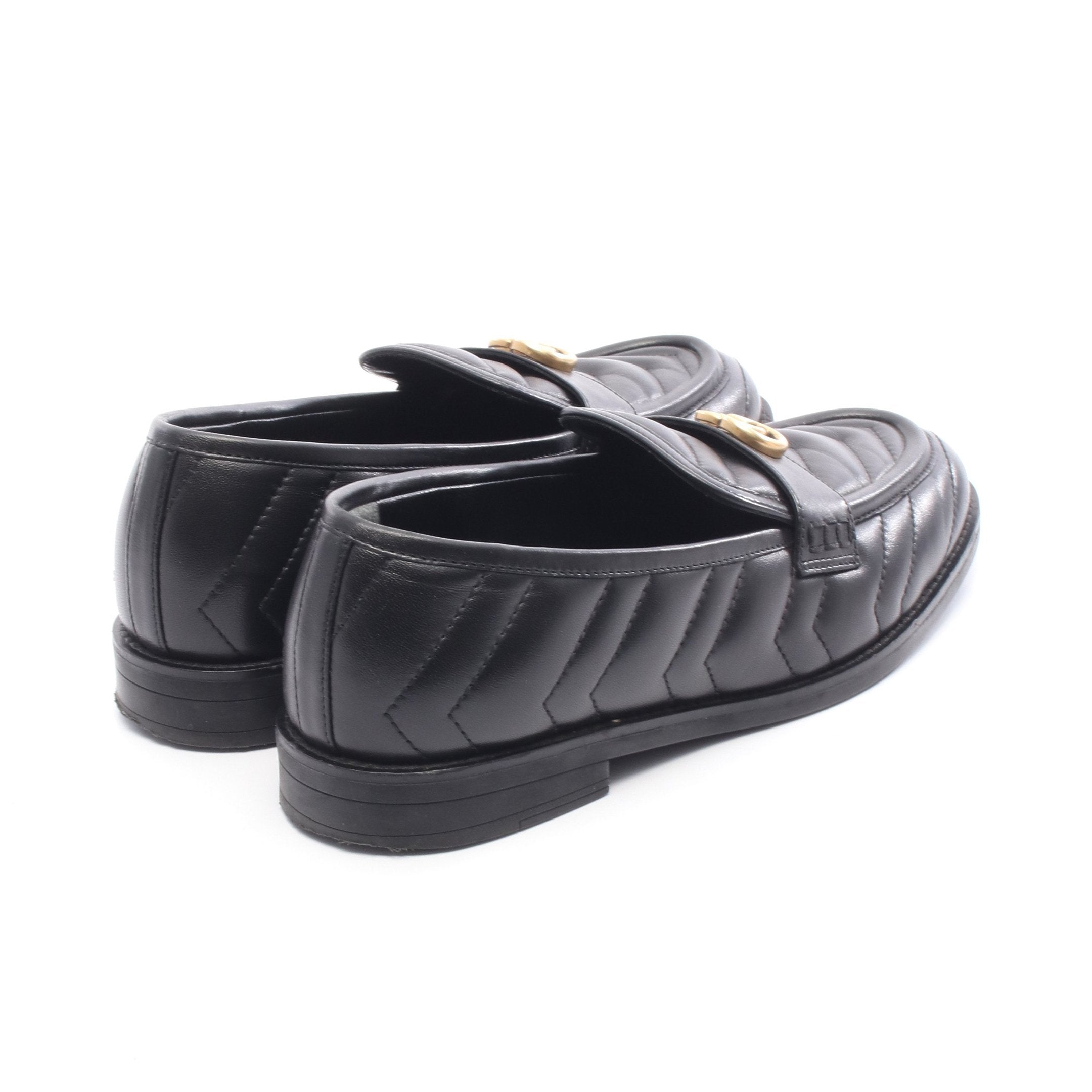 GGマーモント ローファー レザー ブラック グッチ – RECLO