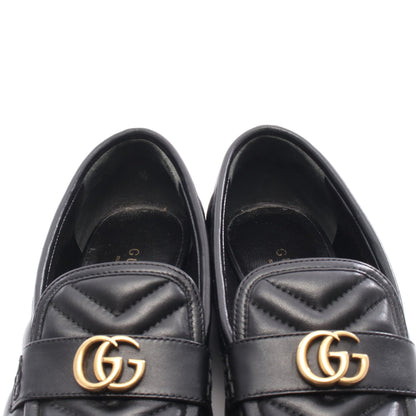 GGマーモント ローファー レザー ブラック グッチ シューズ GUCCI