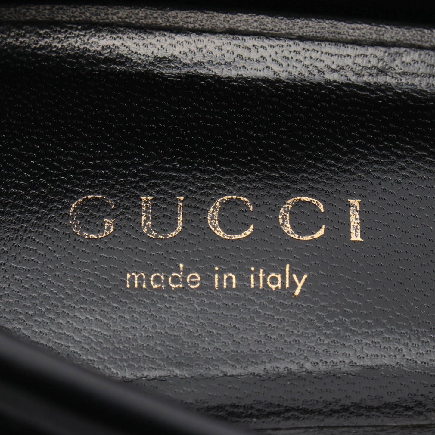 GGマーモント ローファー レザー ブラック グッチ シューズ GUCCI