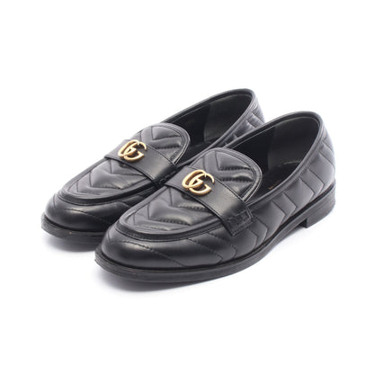 GGマーモント ローファー レザー ブラック グッチ シューズ GUCCI