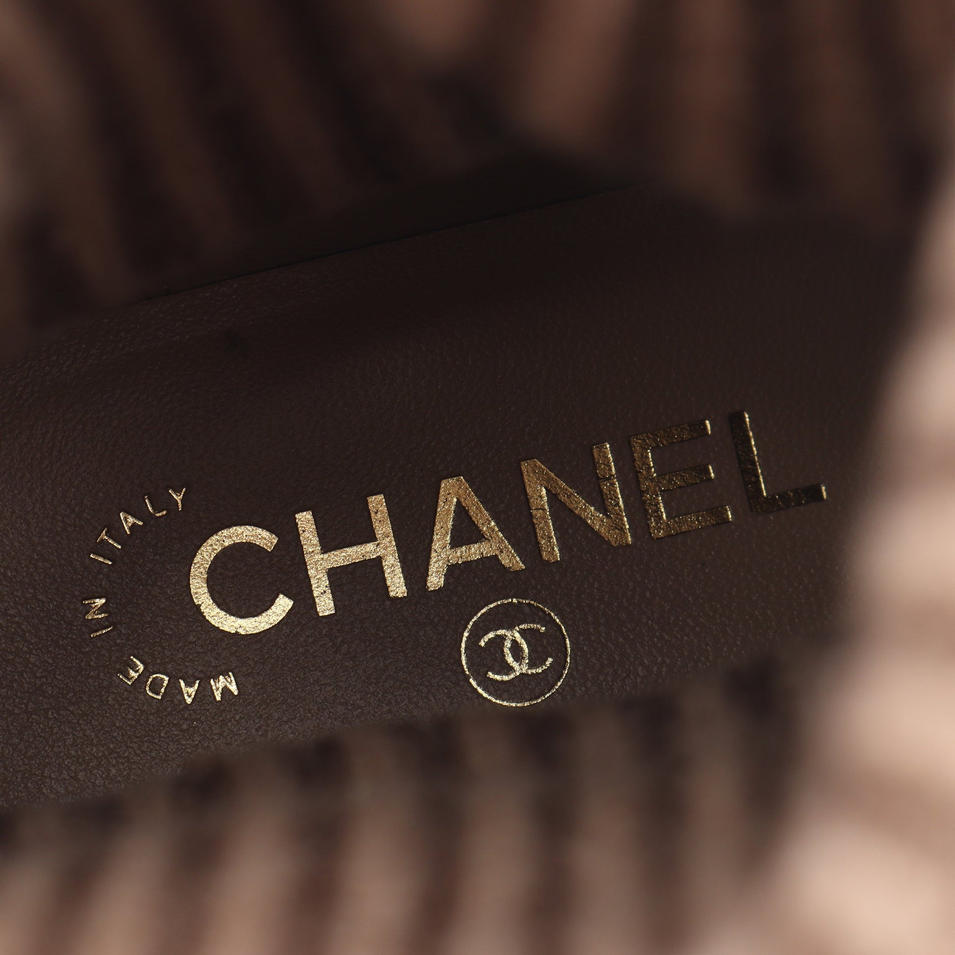 ココマーク ブーツ ニットファブリック スエード ベージュ ブラック シャネル シューズ CHANEL