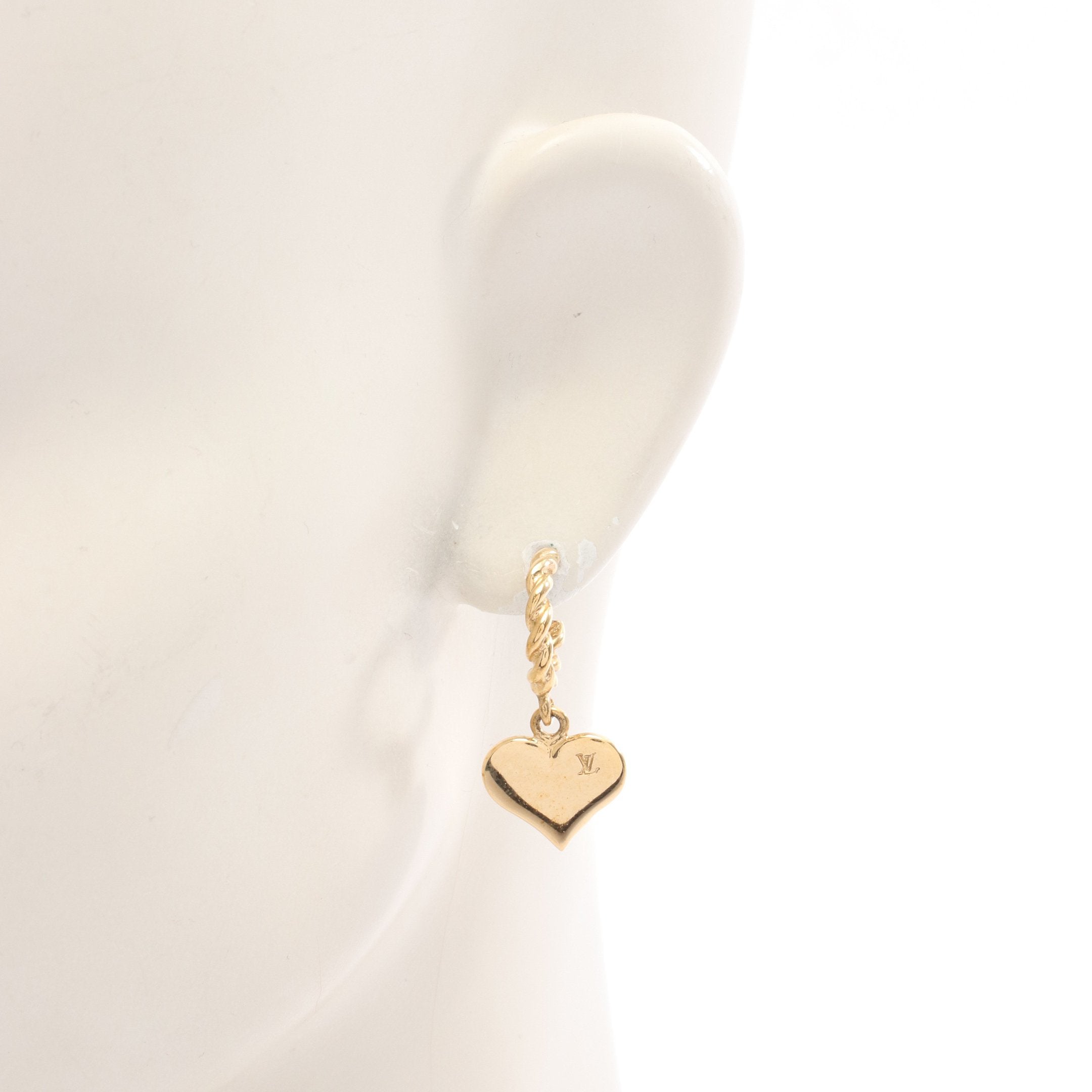 ブークルドレイユ スウィートモノグラム ピアス GP ゴールド ピンク