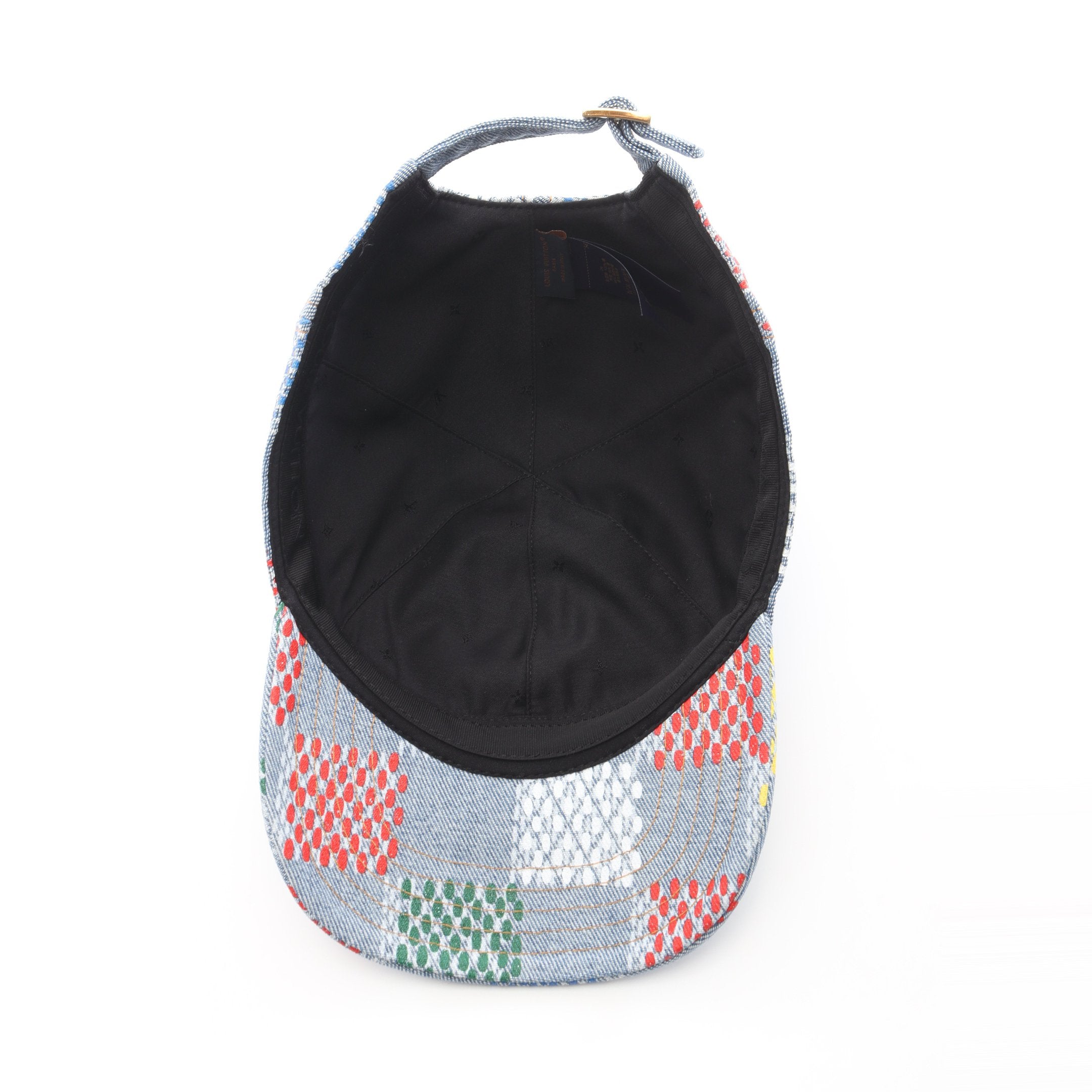 VUITTON 新品　デニム帽子　モノグラム　ダミエ・ライン LOUIS VUITTON - LOUIS VUITTON ルイ・ヴィトン/ボネ・ダミエ