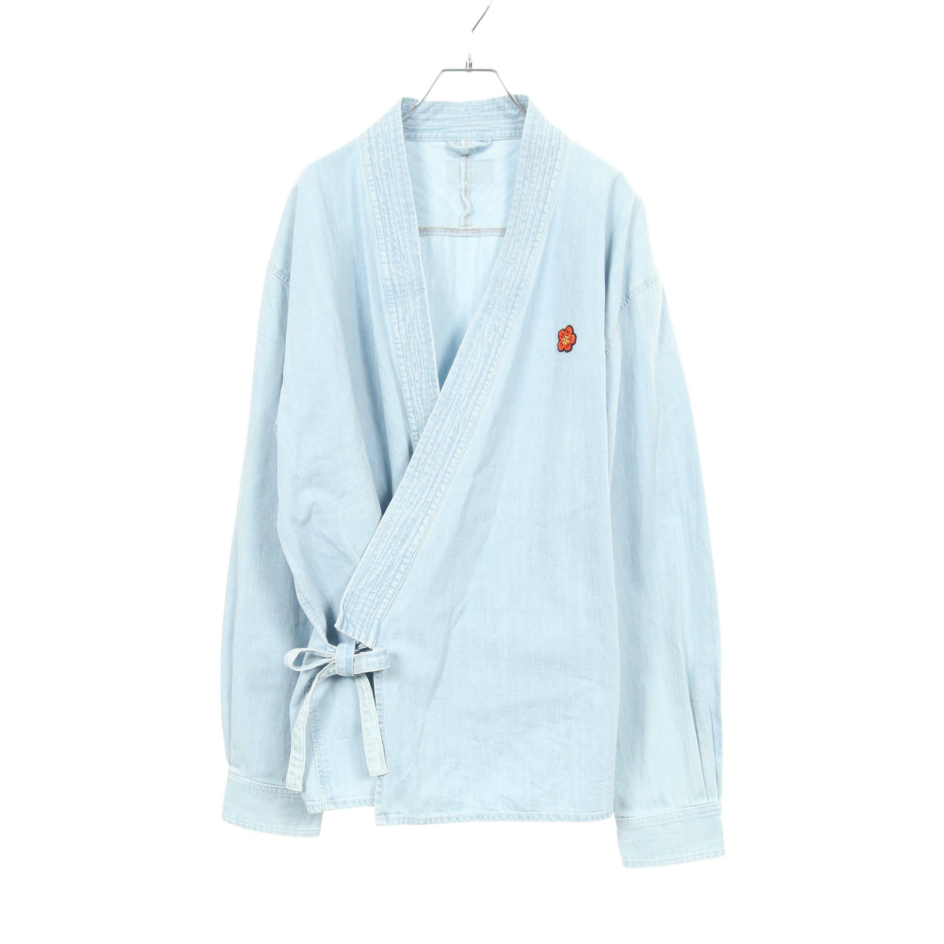 DENIM KIMONO JACKET デニムジャケット コットン ライトブルー ケンゾー アウター KENZO