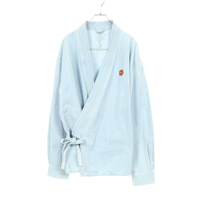DENIM KIMONO JACKET デニムジャケット コットン ライトブルー ケンゾー アウター KENZO