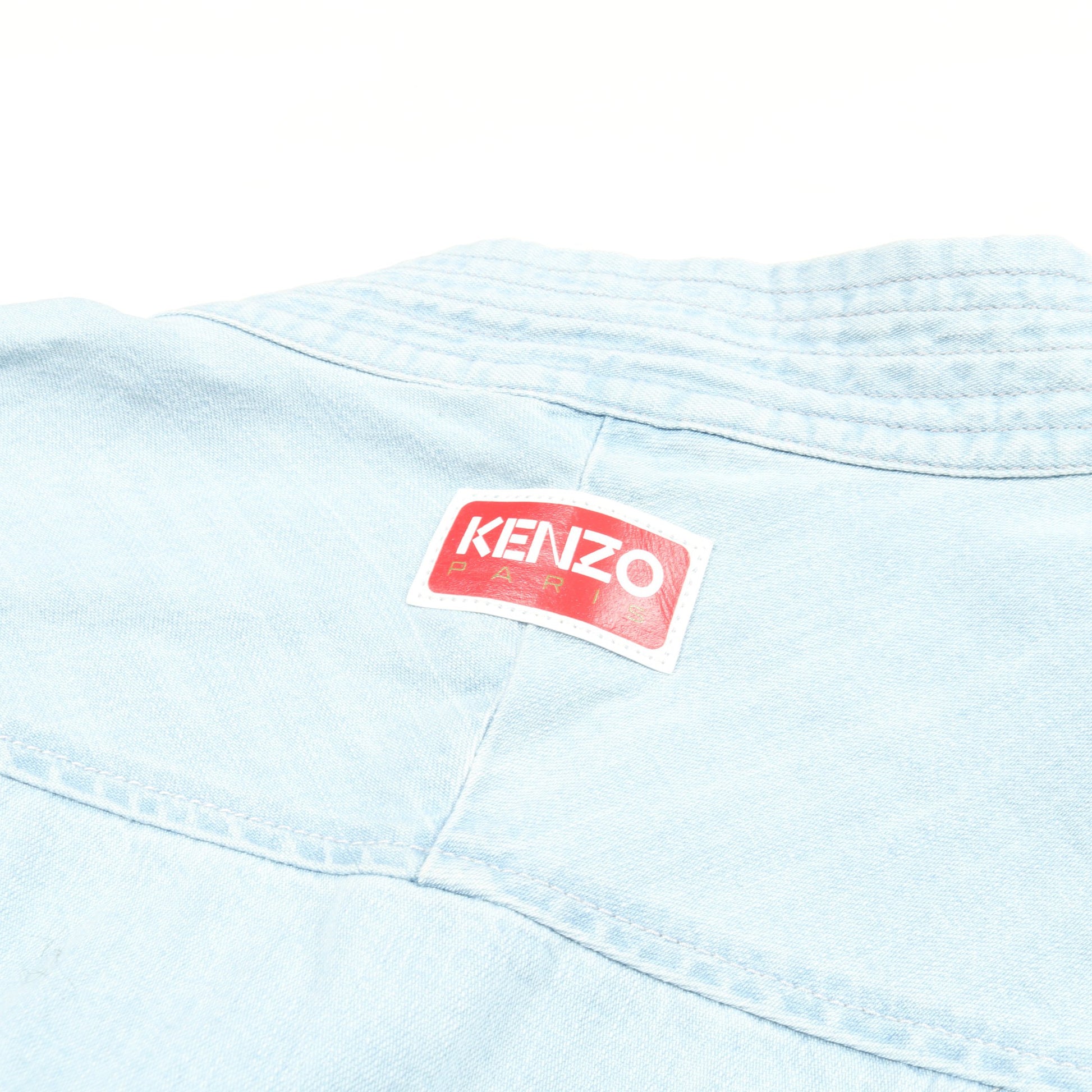 DENIM KIMONO JACKET デニムジャケット コットン ライトブルー ケンゾー アウター KENZO