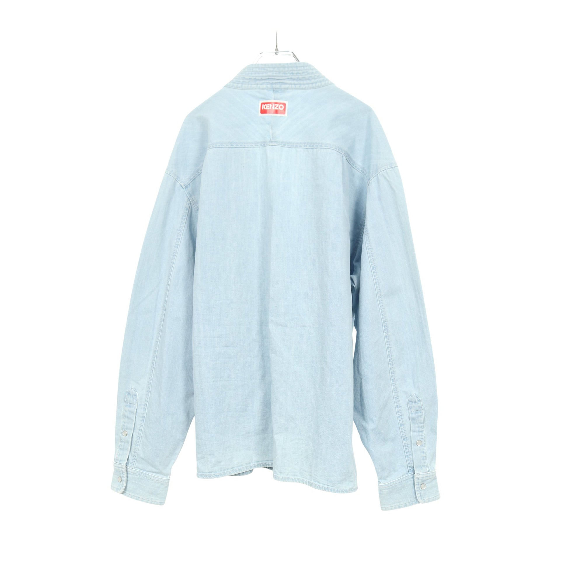DENIM KIMONO JACKET デニムジャケット コットン ライトブルー ケンゾー アウター KENZO