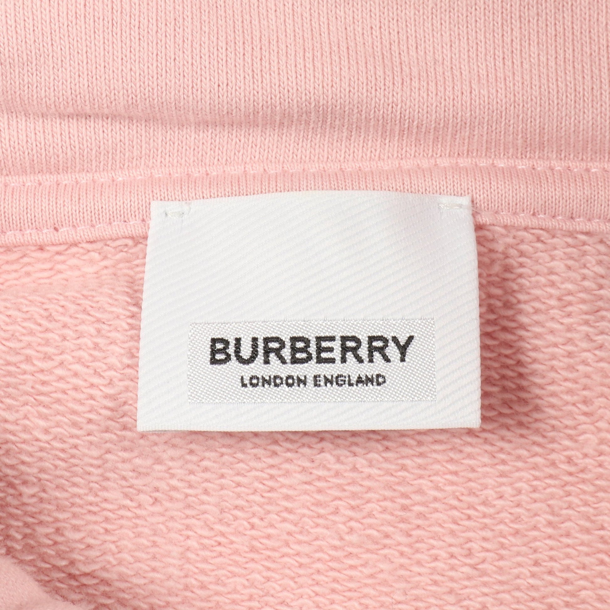 バンビプリント プルオーバーパーカー コットン ピンク バーバリー トップス BURBERRY