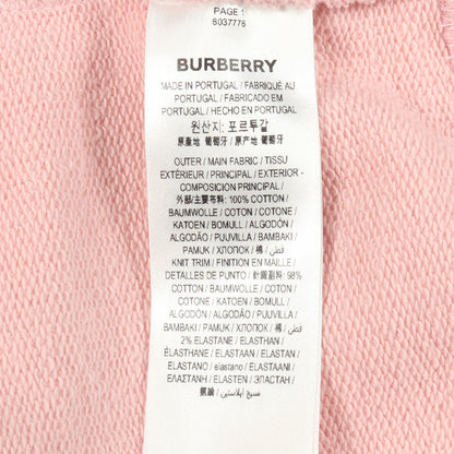 バンビプリント プルオーバーパーカー コットン ピンク バーバリー トップス BURBERRY