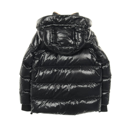 デタッチャブル ロゴアップリケ ダウンジャケット ナイロン ブラック バーバリー アウター BURBERRY